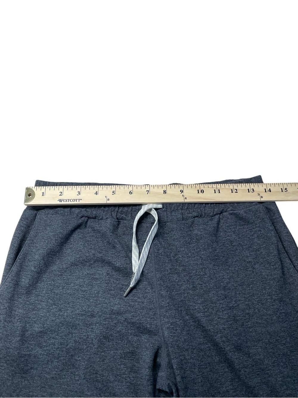 Vuori Performance Joggers Size S Charcoal Heather Gray The Rise/Shine Stretch - Picture 7 of 8